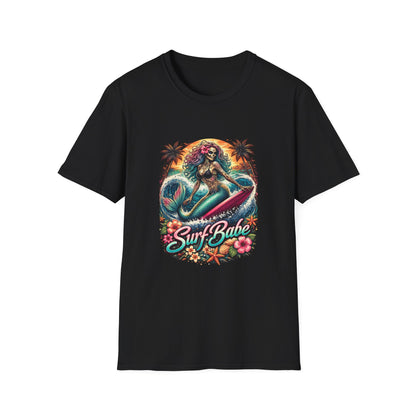 Sea Serpent Girl Graphic T-Shirt — Tropical Mermaid Surf Vibe