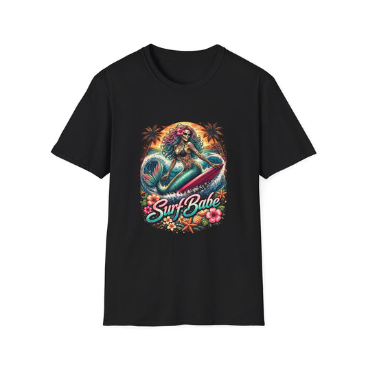 Sea Serpent Girl Graphic T-Shirt — Tropical Mermaid Surf Vibe